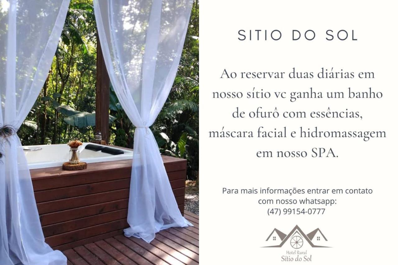 Hotel Rural Sitio Do Sol Guabiruba Eksteriør billede